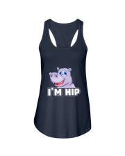 Funny Hippo I'm HiP T Ladies Flowy Tank tile