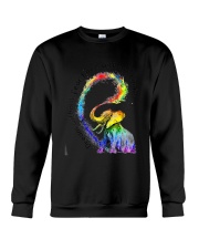 Dream Without Fear Love Without Limits Elephant Crewneck Sweatshirt tile