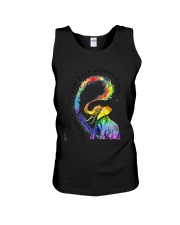 Dream Without Fear Love Without Limits Elephant Unisex Tank tile