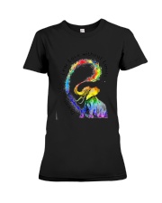 Dream Without Fear Love Without Limits Elephant Premium Fit Ladies Tee tile