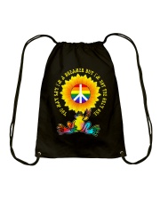 Peace Frog Sunflower Hippie Soul Gift TShirt Drawstring Bag tile