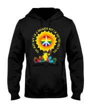 Peace Frog Sunflower Hippie Soul Gift TShirt Hooded Sweatshirt tile