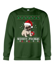 Cute Pug Christmas-Merry Pugmas Pug Dogs Lover Crewneck Sweatshirt front