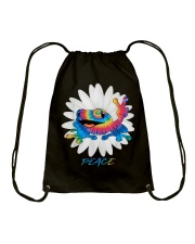 frogs Hippie Peace Drawstring Bag tile