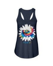 frogs Hippie Peace Ladies Flowy Tank tile
