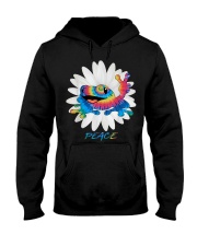 frogs Hippie Peace Hooded Sweatshirt tile