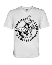 Polo Is Not Just A Sport It Is A Way Of Living V-Neck T-Shirt tile