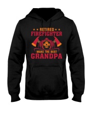 Retired Firefighter Make the best Grandpa Hooded Sweatshirt tile