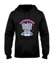 Cute Magical Elephant Unicorn Girls Women Hooded Sweatshirt tile