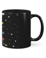 Black Labrador Retriever Christmas Santa Reindeer Dog Gifts Mugs tile