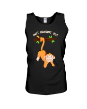 Monkey Lover Primate Jungle Animal Just Hanging Unisex Tank tile
