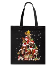 Basset Hound Christmas Tree Funny Dog Christmas Pajamas Gift Tote Bag tile