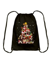 Basset Hound Christmas Tree Funny Dog Christmas Pajamas Gift Drawstring Bag tile