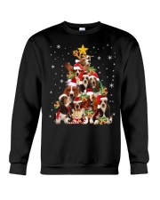 Basset Hound Christmas Tree Funny Dog Christmas Pajamas Gift Crewneck Sweatshirt tile