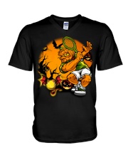 Tennis Halloween V-Neck T-Shirt tile