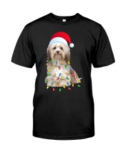 Christmas Havanese Gift - Havanese Funny Santa Hat Xmas Premium Fit Mens Tee tile