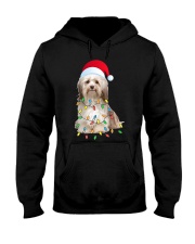 Christmas Havanese Gift - Havanese Funny Santa Hat Xmas Hooded Sweatshirt tile