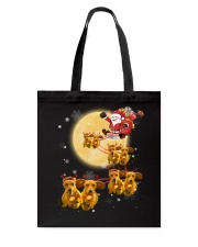 Christmas Reindeer Dachshund Dog Shirts Funny Christmas Gift Tote Bag tile