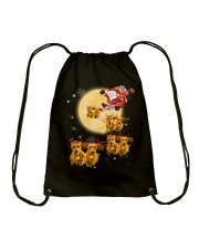 Christmas Reindeer Dachshund Dog Shirts Funny Christmas Gift Drawstring Bag tile