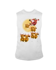 Christmas Reindeer Dachshund Dog Shirts Funny Christmas Gift Sleeveless Tee tile