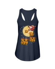 Christmas Reindeer Dachshund Dog Shirts Funny Christmas Gift Ladies Flowy Tank tile