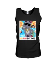 1990s Throwback Hip Hop Party Hippo Hip Hop Unisex Tank tile