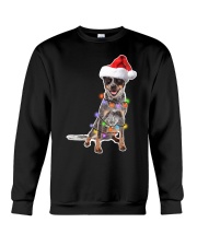 Christmas Australian Cattle Dog Lovers Santa Hat Gift Shirt Crewneck Sweatshirt tile