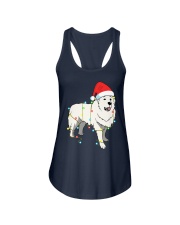 Christmas Lights Great Pyrenees Dog Lover Funny Gift. Ladies Flowy Tank tile