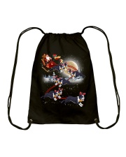 Boston Terrier Reindeer Christmas - Nice Dog Drawstring Bag tile