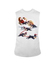 Boston Terrier Reindeer Christmas - Nice Dog Sleeveless Tee tile