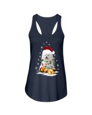 Coton De Tulear Christmas Dog Light Ladies Flowy Tank tile