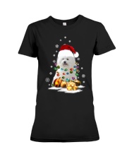 Coton De Tulear Christmas Dog Light Premium Fit Ladies Tee tile