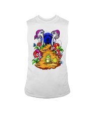 Psychedelic Magic Mushrooms Frog Psilocybin Sleeveless Tee tile