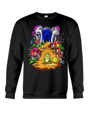 Psychedelic Magic Mushrooms Frog Psilocybin Crewneck Sweatshirt tile