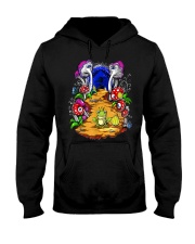 Psychedelic Magic Mushrooms Frog Psilocybin Hooded Sweatshirt tile