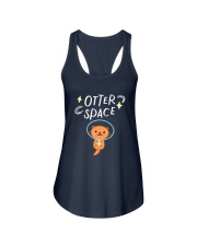Otter Space Tshirt Outer SpaceAstronaut Pun Ladies Flowy Tank tile