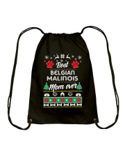 Belgian Malinois Mom Lovers Gift Ugly Christmas Drawstring Bag tile