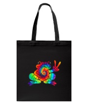 Cool Peace Frog Tie Tote Bag tile