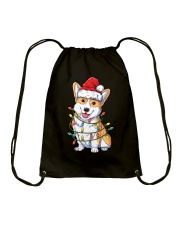 Corgi Santa Christmas Tree Lights Xmas Gifts Boys Kids Men Drawstring Bag tile
