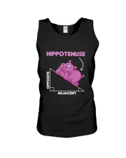 Funny Hippo Math Lover Students Gift Hippo Unisex Tank tile