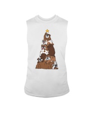 Christmas Tree English Bulldog Sleeveless Tee tile