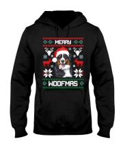 Bernese Mountain Dog Gift For Merry Christmas Woofmas Berner Hooded Sweatshirt tile