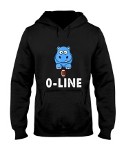 Football Hippo Offensive Line Graphic Hooded Sweatshirt tile