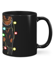 Christmas Lights Doberman Dog Lover Funny Xmas Gift Mugs tile