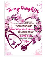 To my Daughter Love Mon Mermaid Vertical Poster tile
