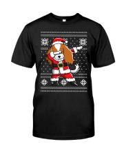 Dabbing Cavalier King Charles Spaniel Christmas Dog Premium Fit Mens Tee tile