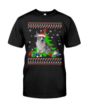 Corgi Ugly Christmas Shirt Cardigan Corgi Christmas Tree Premium Fit Mens Tee tile