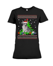 Corgi Ugly Christmas Shirt Cardigan Corgi Christmas Tree Premium Fit Ladies Tee tile