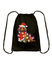 Dachshund Christmas Gifts Cute Dog Lovers Drawstring Bag tile