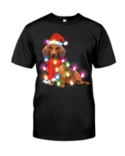 Dachshund Christmas Gifts Cute Dog Lovers Classic T-Shirt tile